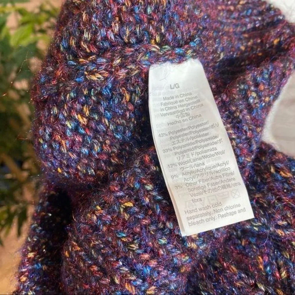 Madewell Shimmer Pullover Chunky Knit Sweater NWT - Picture 13 of 13